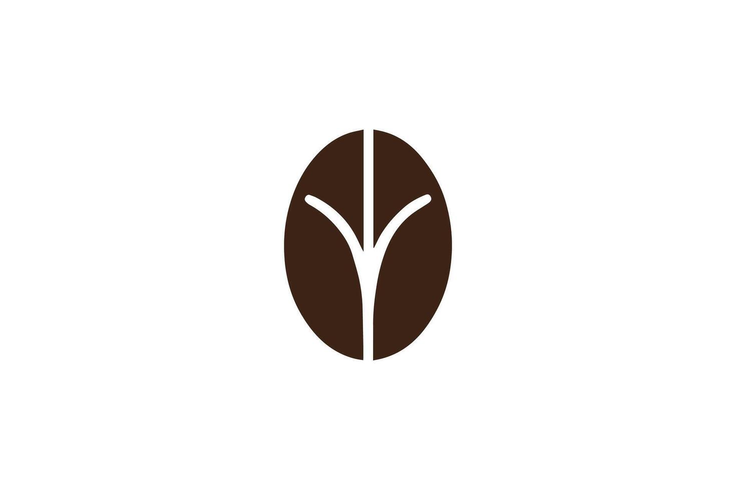 A brown and white logo for a coffee company vector