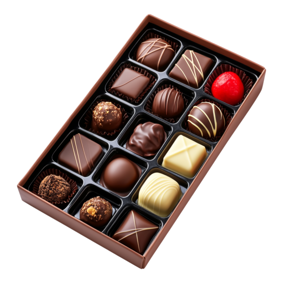 box of chocolates with a box of chocolates against transparent background png