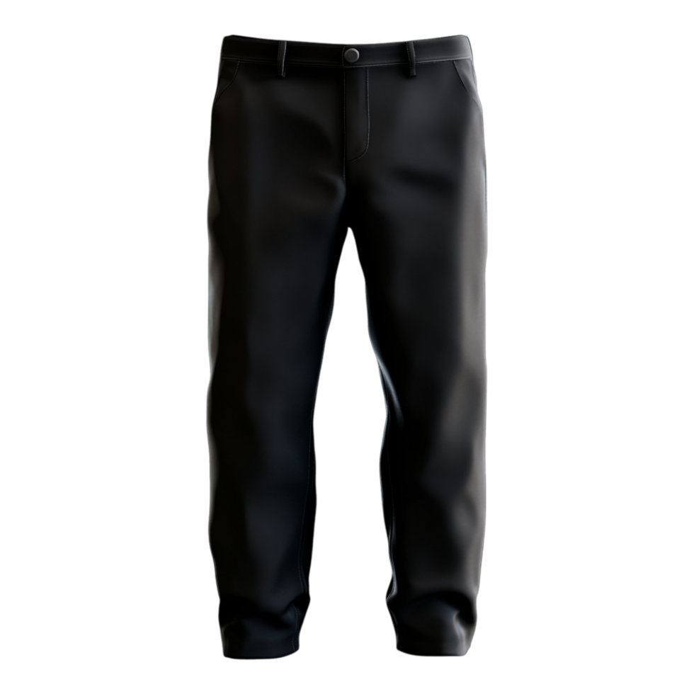 Black Pants against transparent back ground png