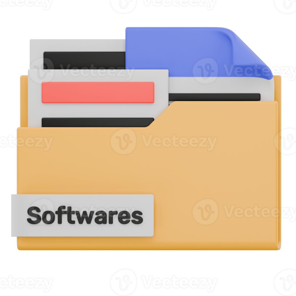 3D Softwares Folder Name Icon png