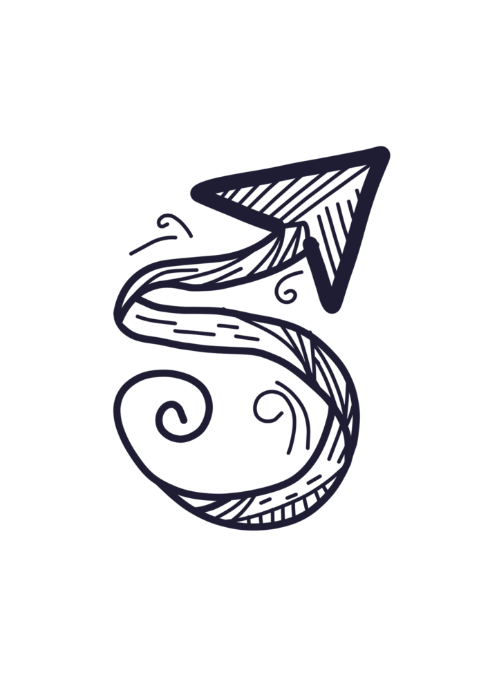 Random arrow design png