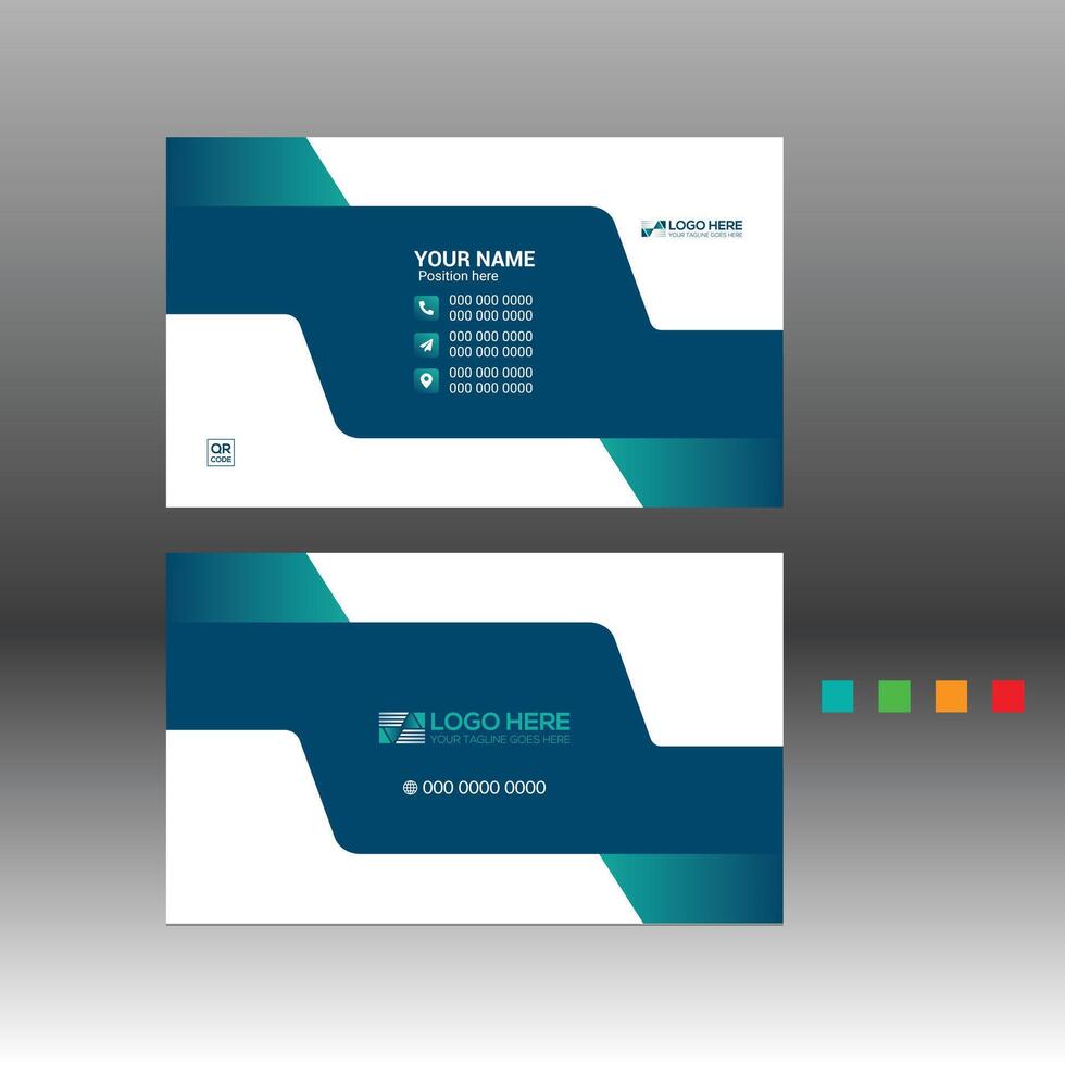 A business card for personal or company use vector