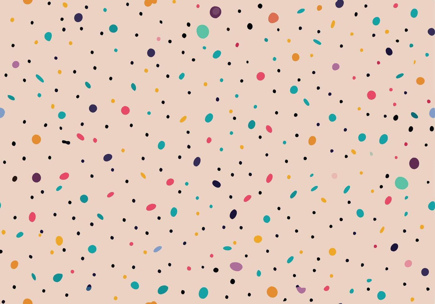 Abstract Colorful Dots Pattern Background Design Texture vector