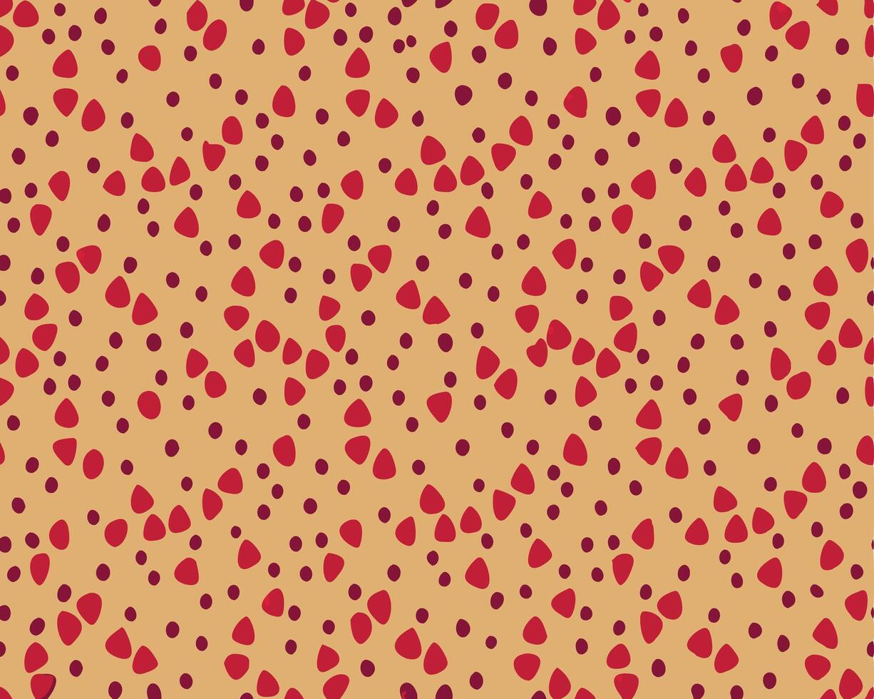 Abstract Beige Background with Red and Purple Shapes vector