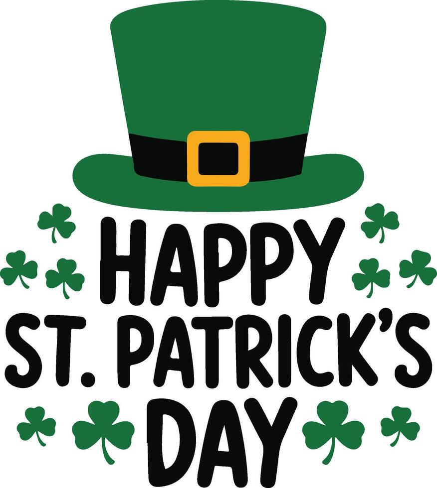 st patrick's day clipart illustration vector