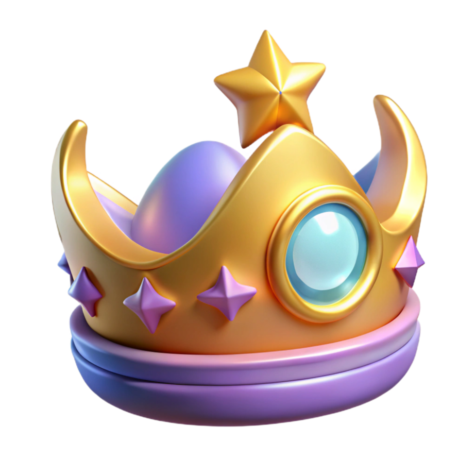magnificent classic Celestial Crown Digital Render of Fantasy Headwear high quality png
