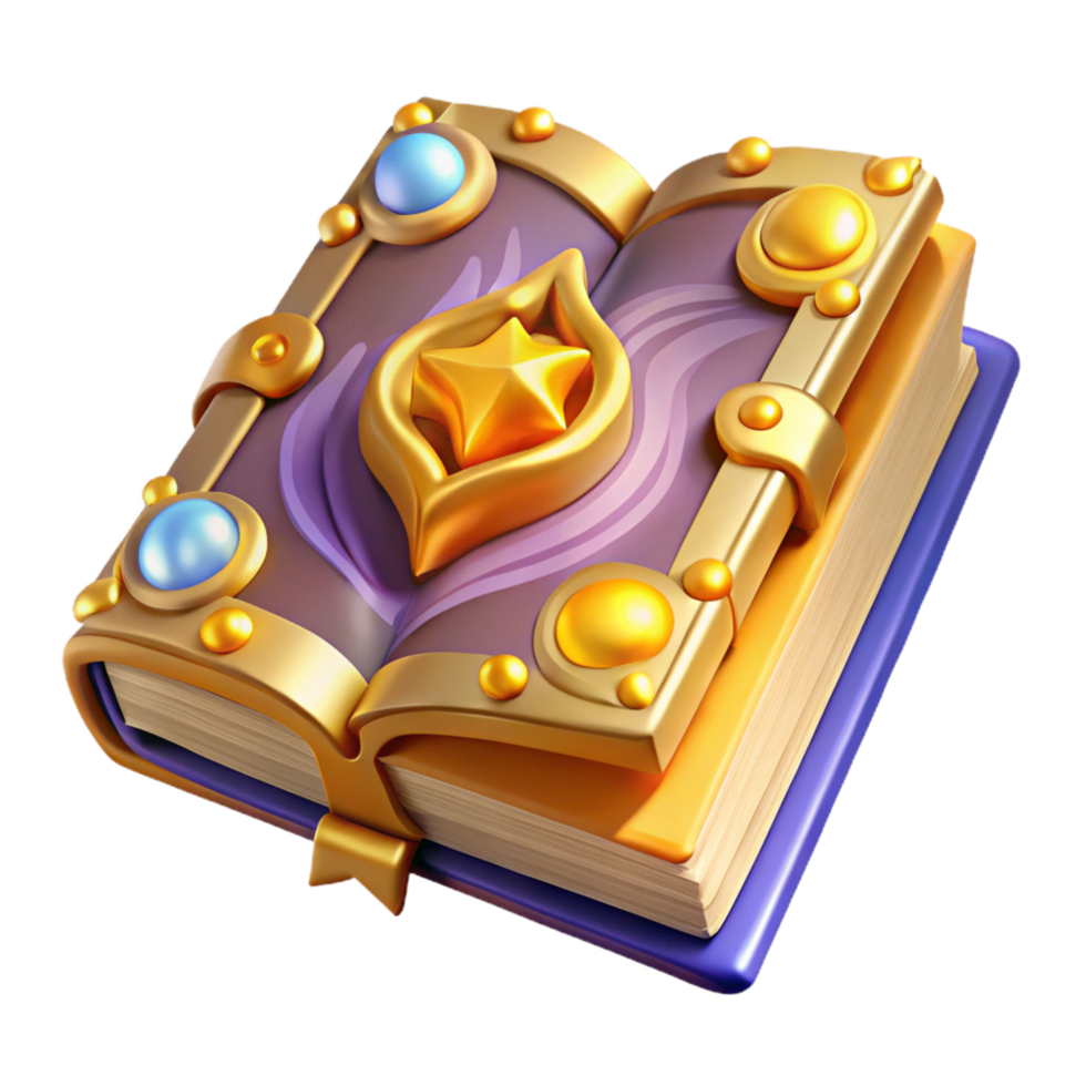 dramatic rustic Enchanted Grimoire A Magical Book of Spells and Lore exclusive png