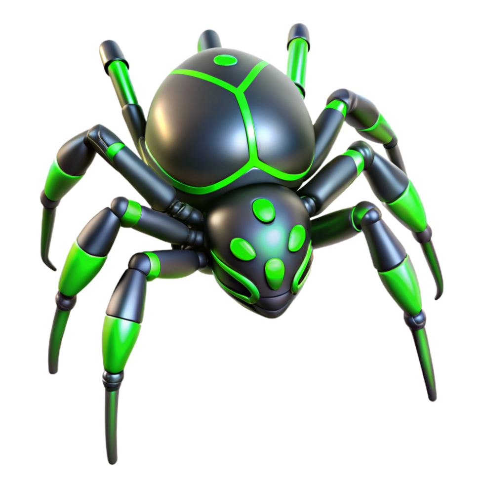 stunning rustic Cybernetic Arachnid A Digital Render of a Futuristic Mechanical Spider genuine png