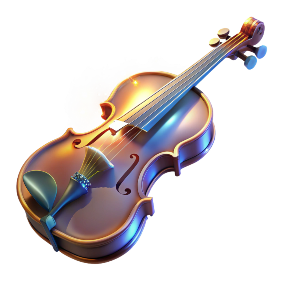 wonderful traditional Luminous Violin A Symphony of Light and Sound high resolution png