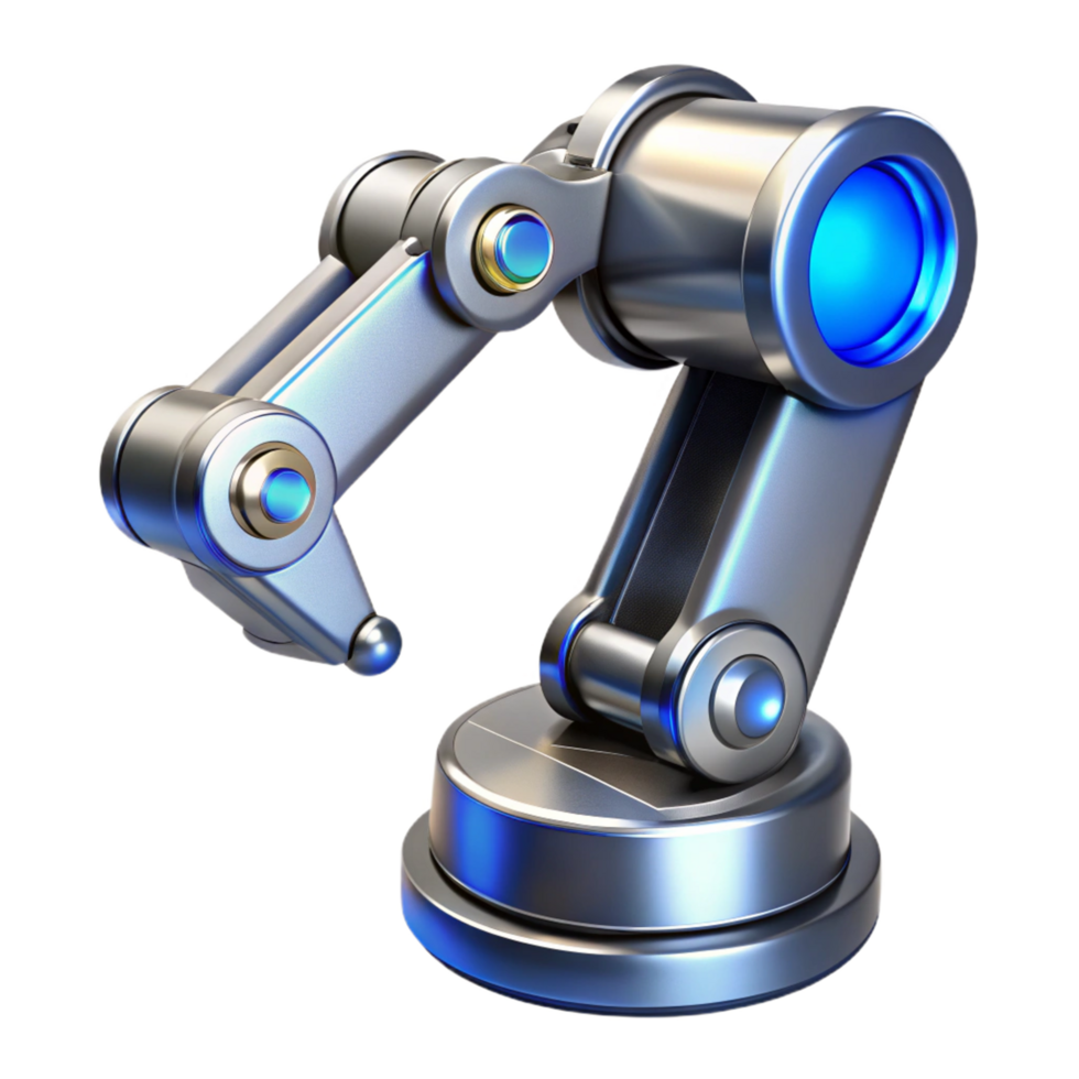 beautiful contemporary 3D Robotic Arm Illustration authentic png