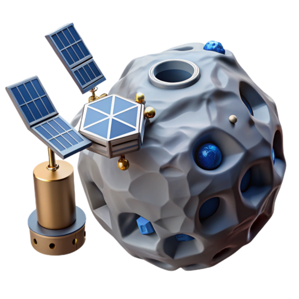 Asteroid Mining Satellite Space Resource Extraction png
