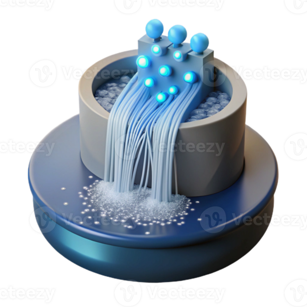 Data Stream Cascade Visualizing Data Flow and Processing png