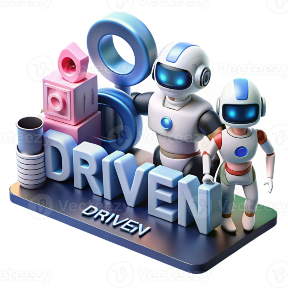 AI-Driven Automation Robotics Future Tech png
