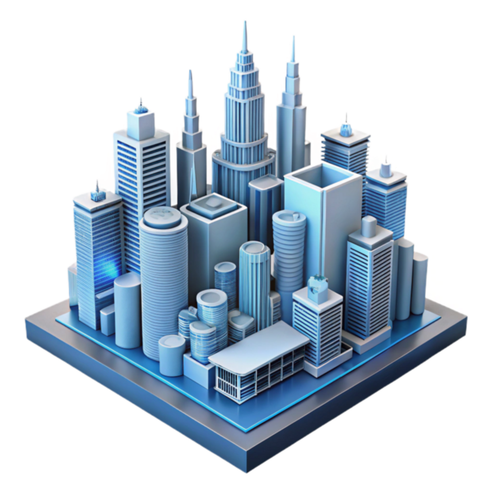 Modern Metropolis Cityscape Architecture and Urban Design png