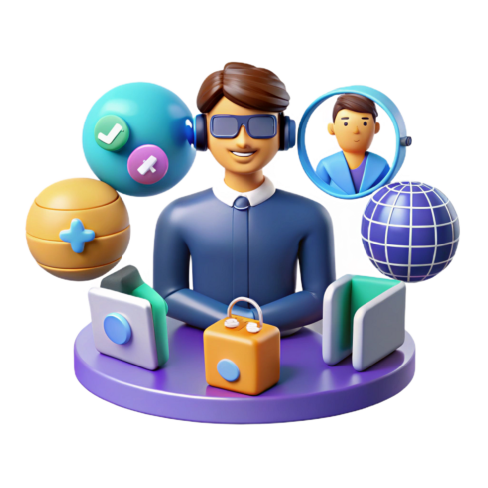 Virtual Reality Collaboration Global Access, Seamless Communication png