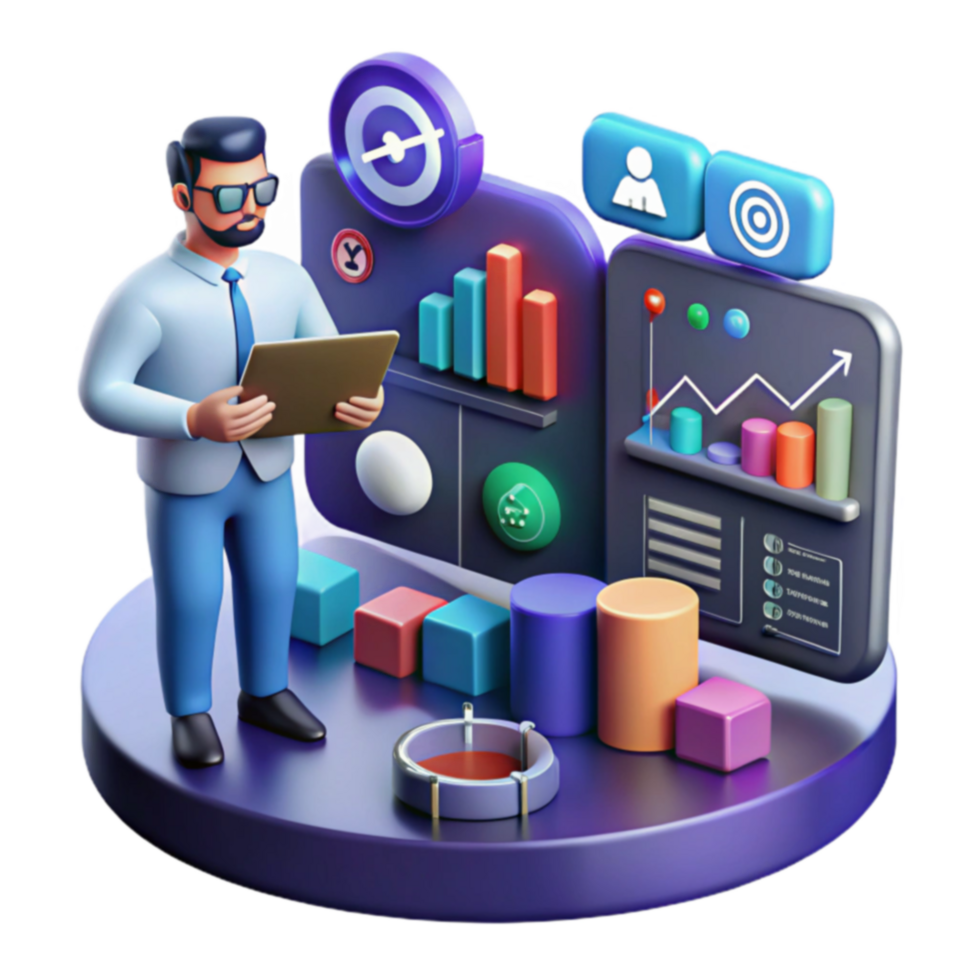 Data Analysis Visualizing Business Growth Key Metrics png