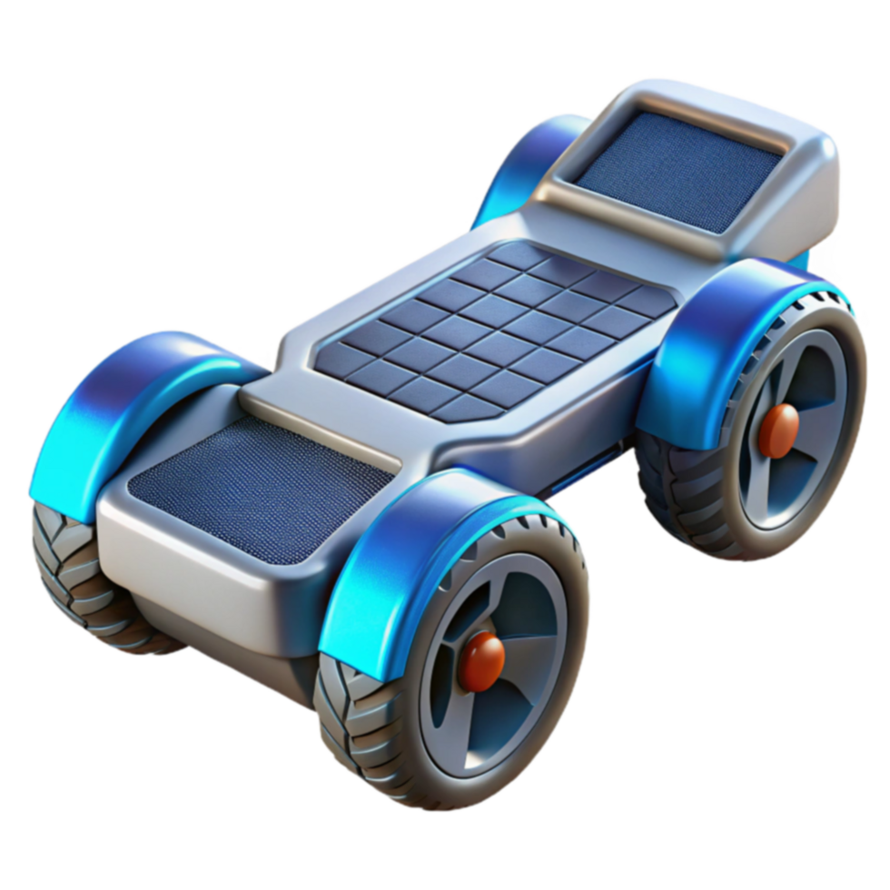 Futuristic Solar-Powered Personal Transporter png
