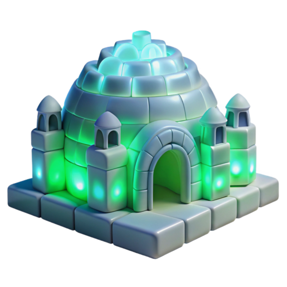 Illuminated Igloo Play Structure Arctic Fun png