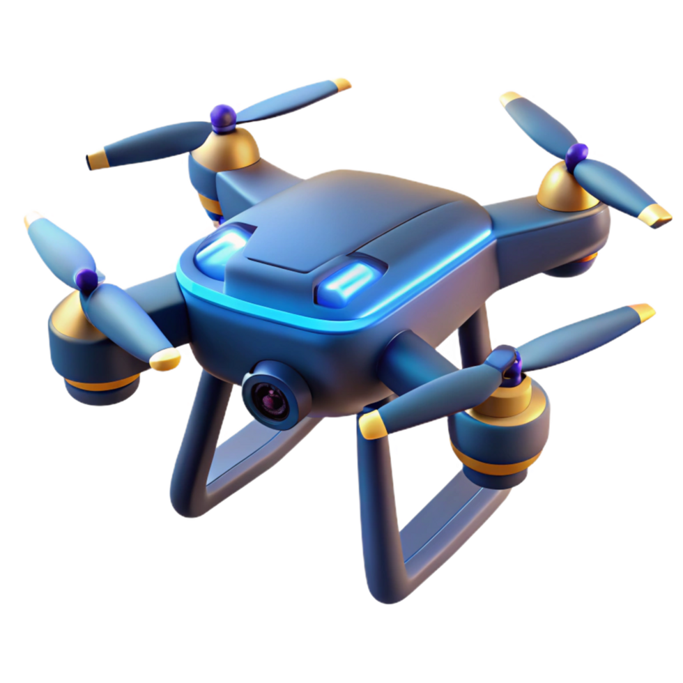 impressive contemporary Advanced Drone Technology High Resolution Camera, Quadcopter Design, Aerodynamic Propellers, and Enhanced Flight Stability authentic png