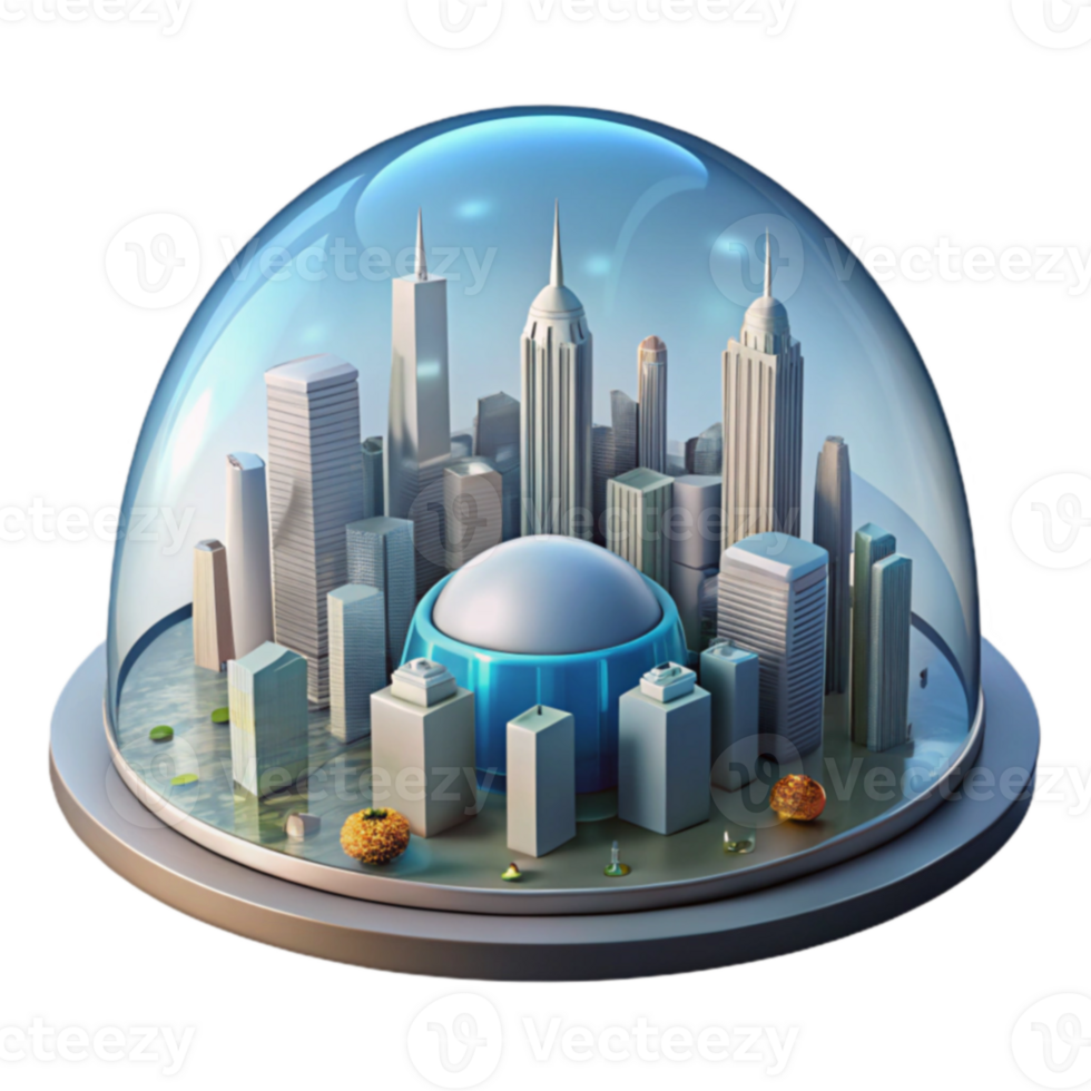 City Under a Dome Urban Isolation and Protection png