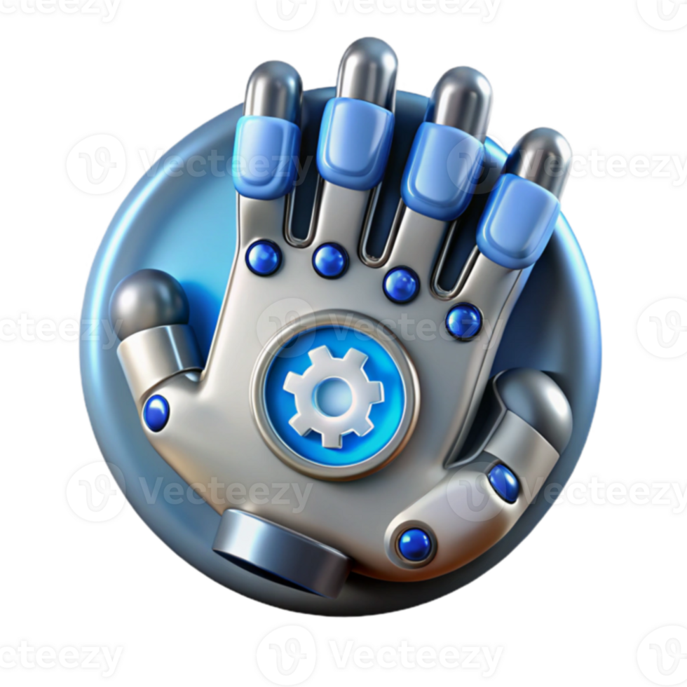 Robotic Hand Automation Gear System Control png
