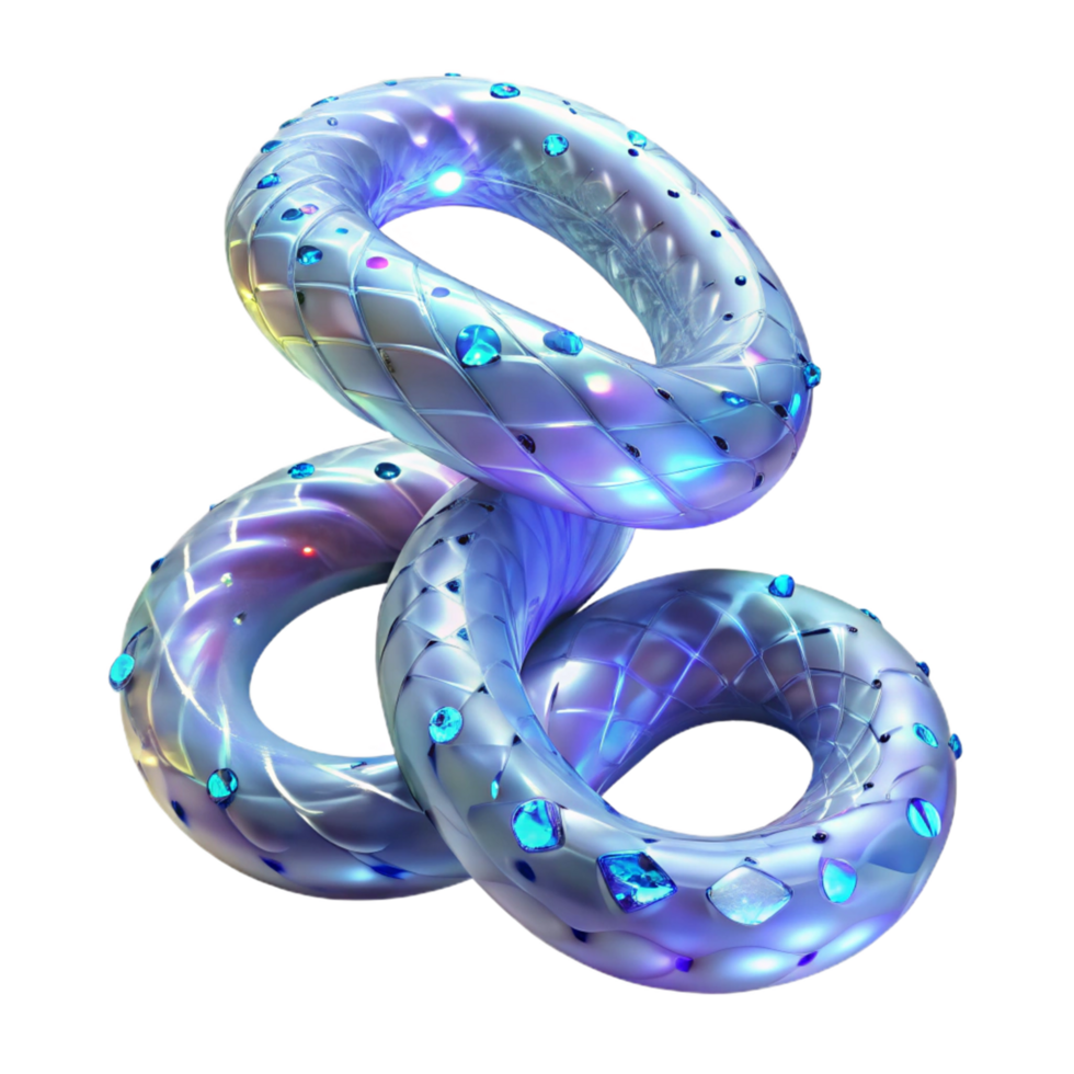 stunning traditional Intertwined 3D Rings Abstract Background genuine png
