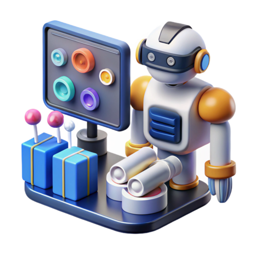Robot Control Panel Automation, Technology, and Innovation png