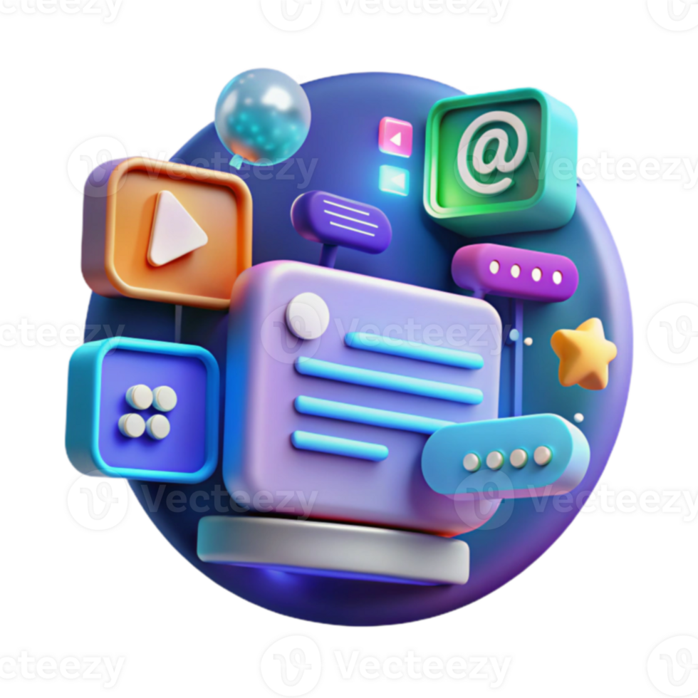 Digital Communication Interactive Messaging Multimedia png