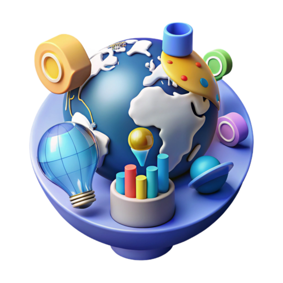 Global Growth Innovation, Ideas Data Visualization png