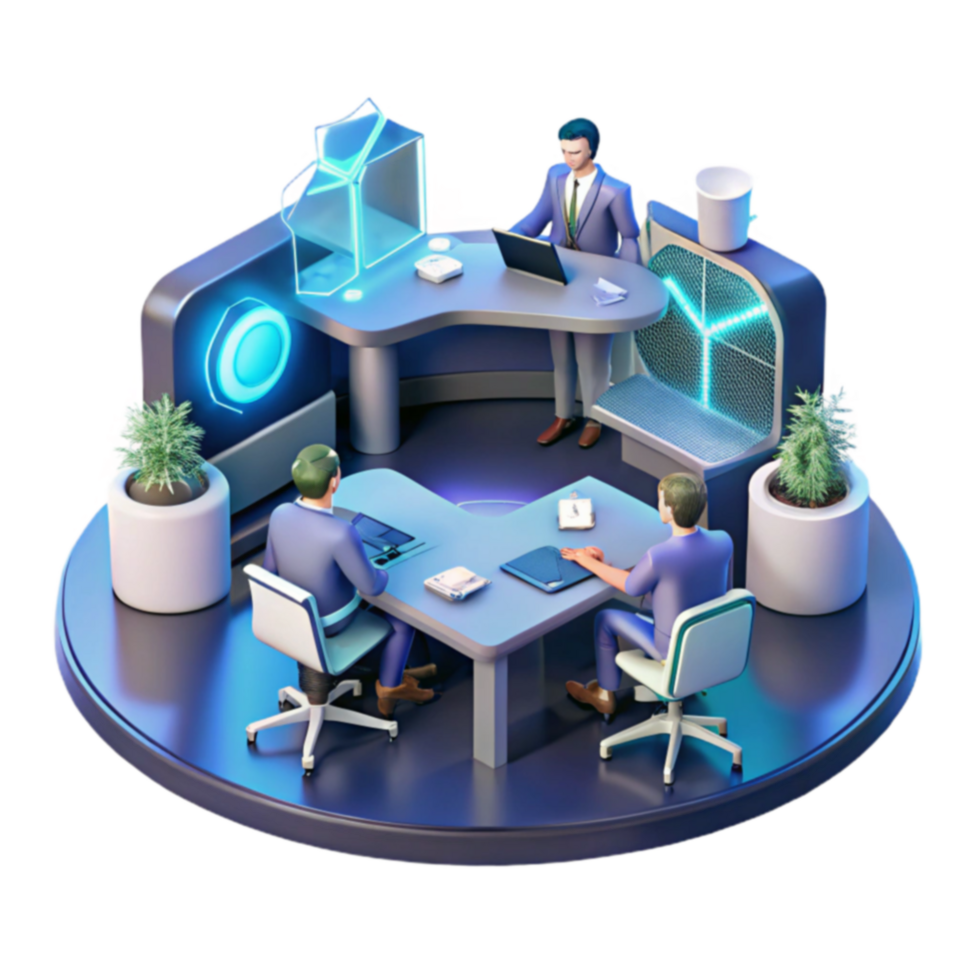 Future Workplace Collaboration Secure, Efficient, and Innovative png