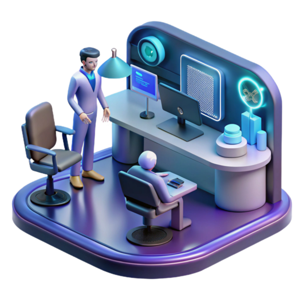Modern Workplace Collaboration Data Analysis Smart Office Technology png