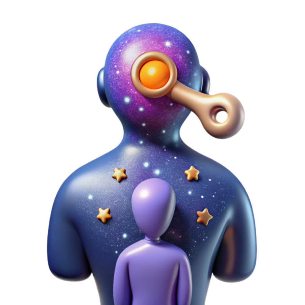 Cosmic Exploration Inner Child and Universe png