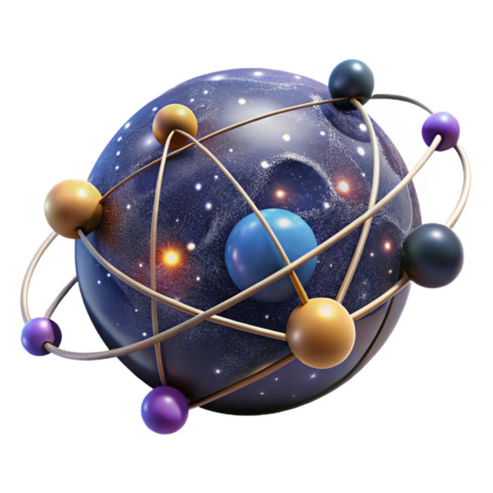 Cosmic Atom A Universe Within png