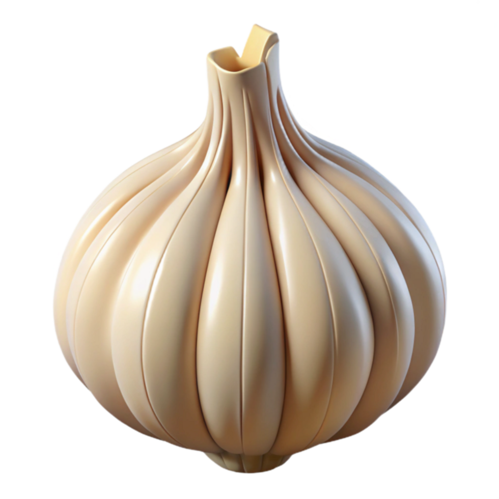 Single Garlic Bulb A Culinary Staple png