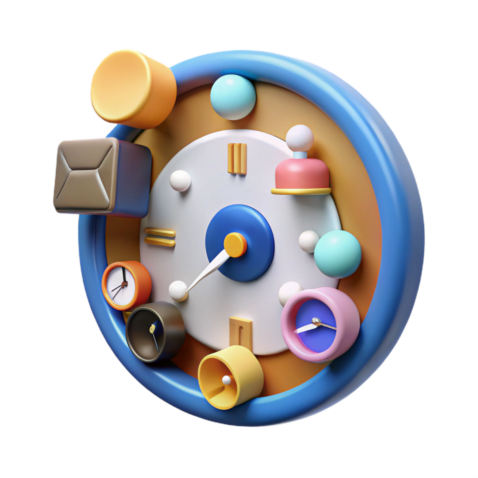 Time Management A Colorful Guide to Productivity png