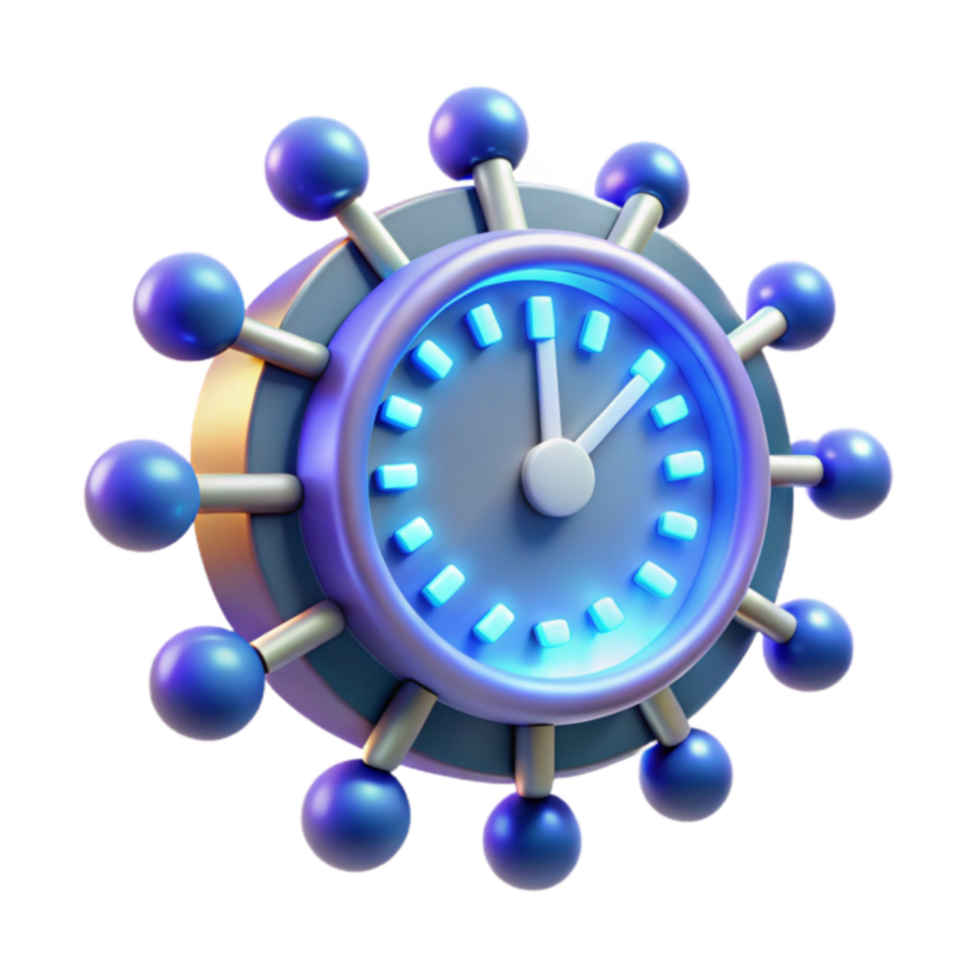 Modern Clock Design Timekeeping Innovation png