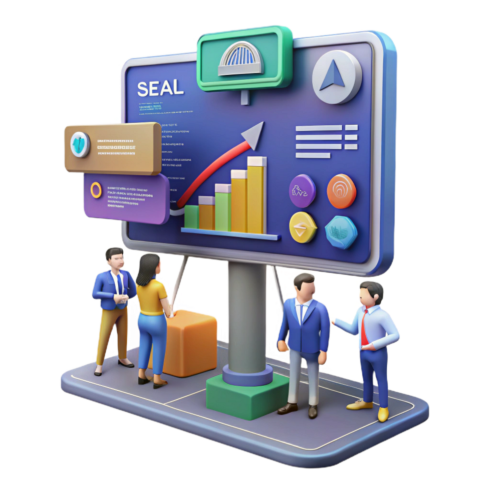 Data Analysis Visualizing Business Growth and Trends png