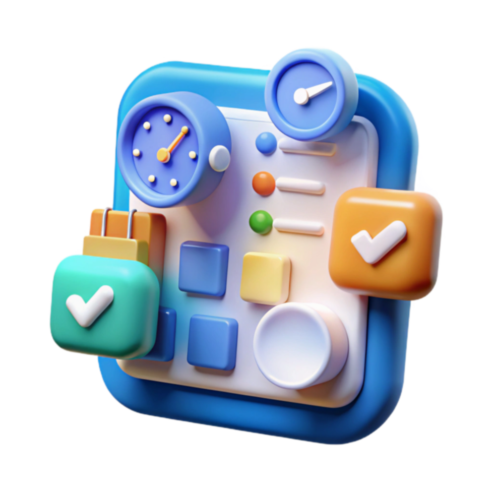 Productivity Dashboard Time Management, Task Tracking, Progress Monitoring png