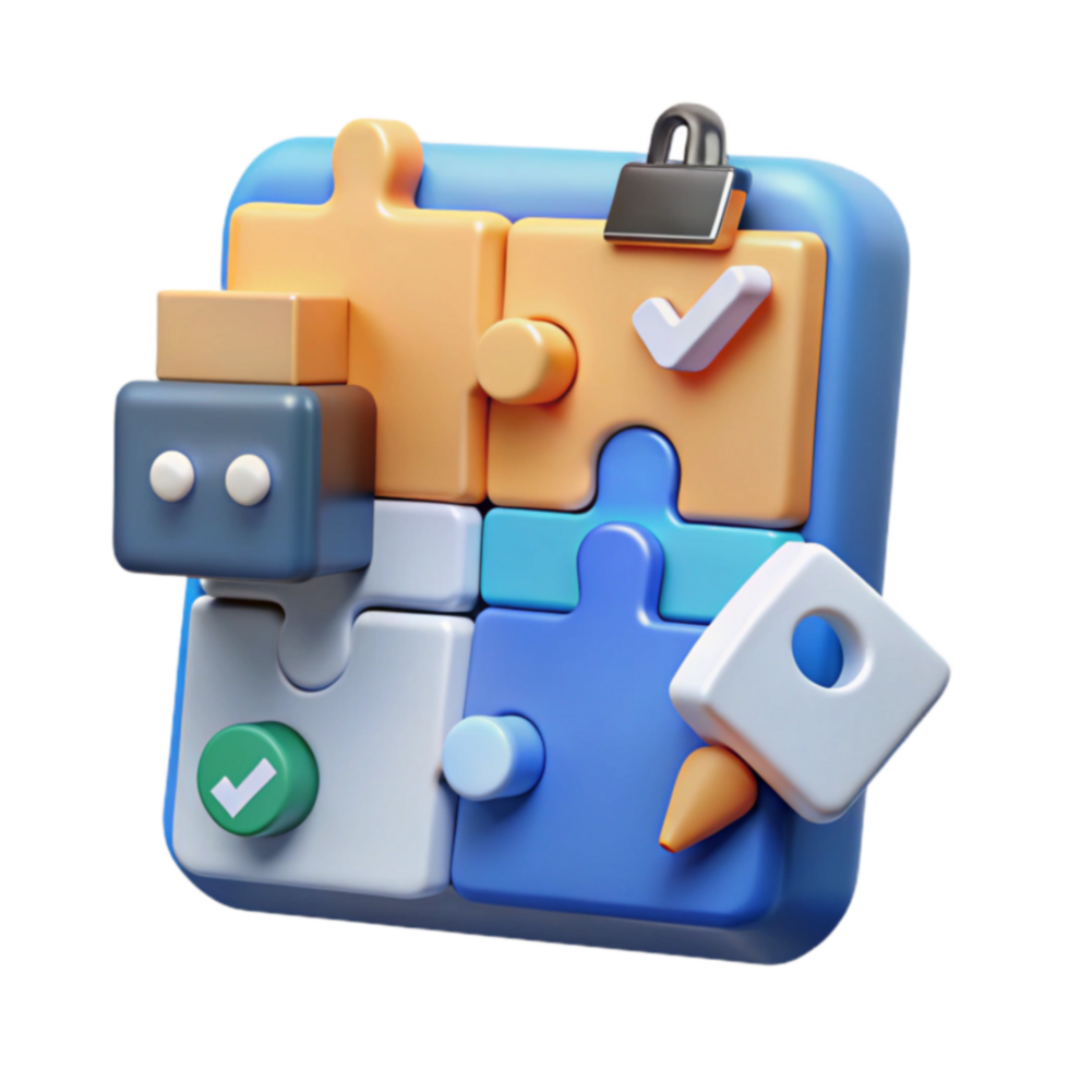 Project Planning Puzzle Piece Workflow Solution png