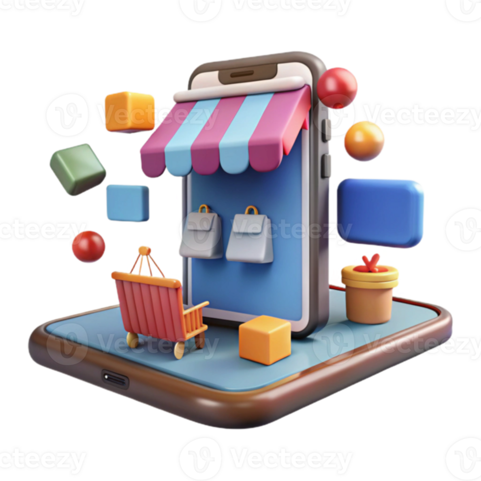 Mobile Shopping Online Store, E-commerce, Digital Retail, Shopping App, Virtual Market, Retail Therapy, Online Sales, Digital Goods, Convenient Shopping, Mobile Commerce png
