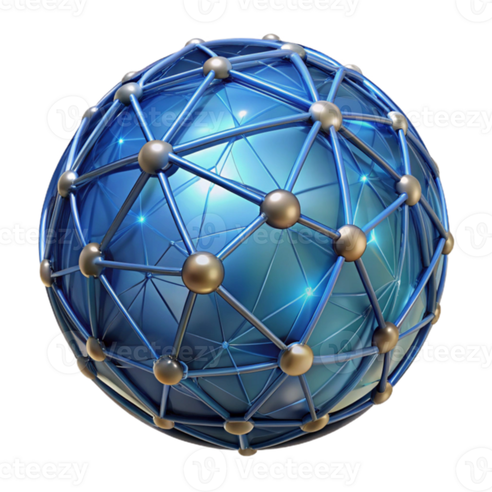 Global Network Connections Interconnectivity and Data Exchange png