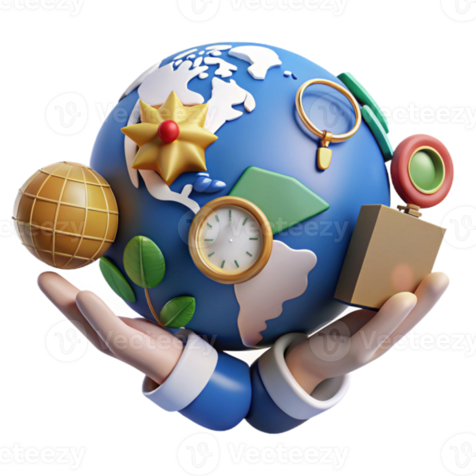 Global Exploration Time, Compass, and Discovery png