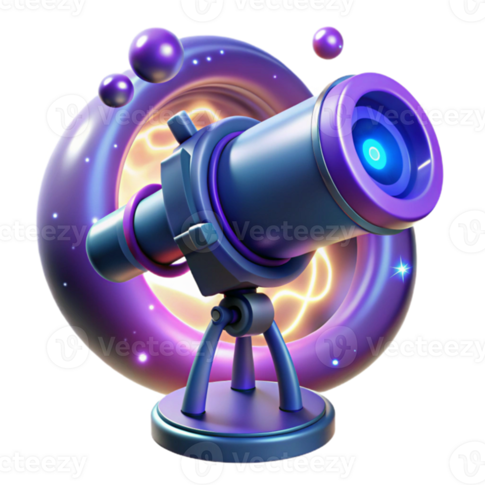 Cosmic Exploration Discover the Universe with this 3D Telescope png