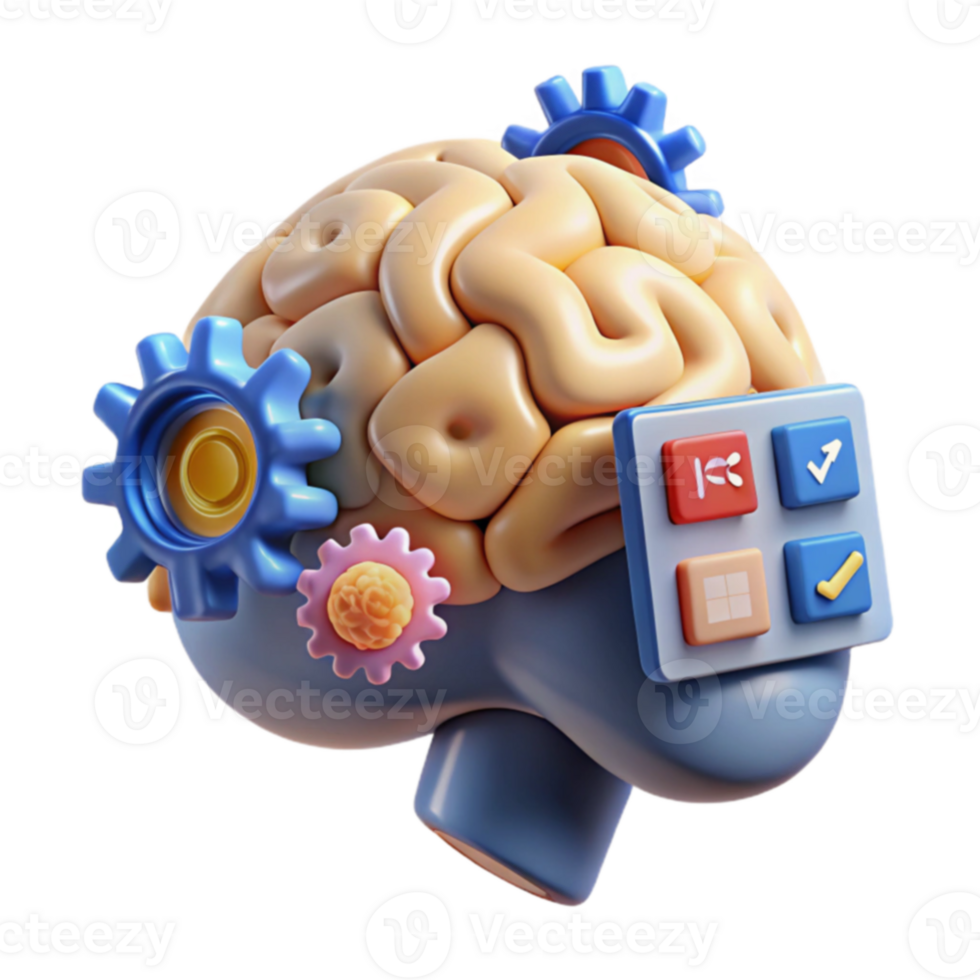 Cognitive Processing Brain Mechanisms, Mental Processes, and System Optimization png