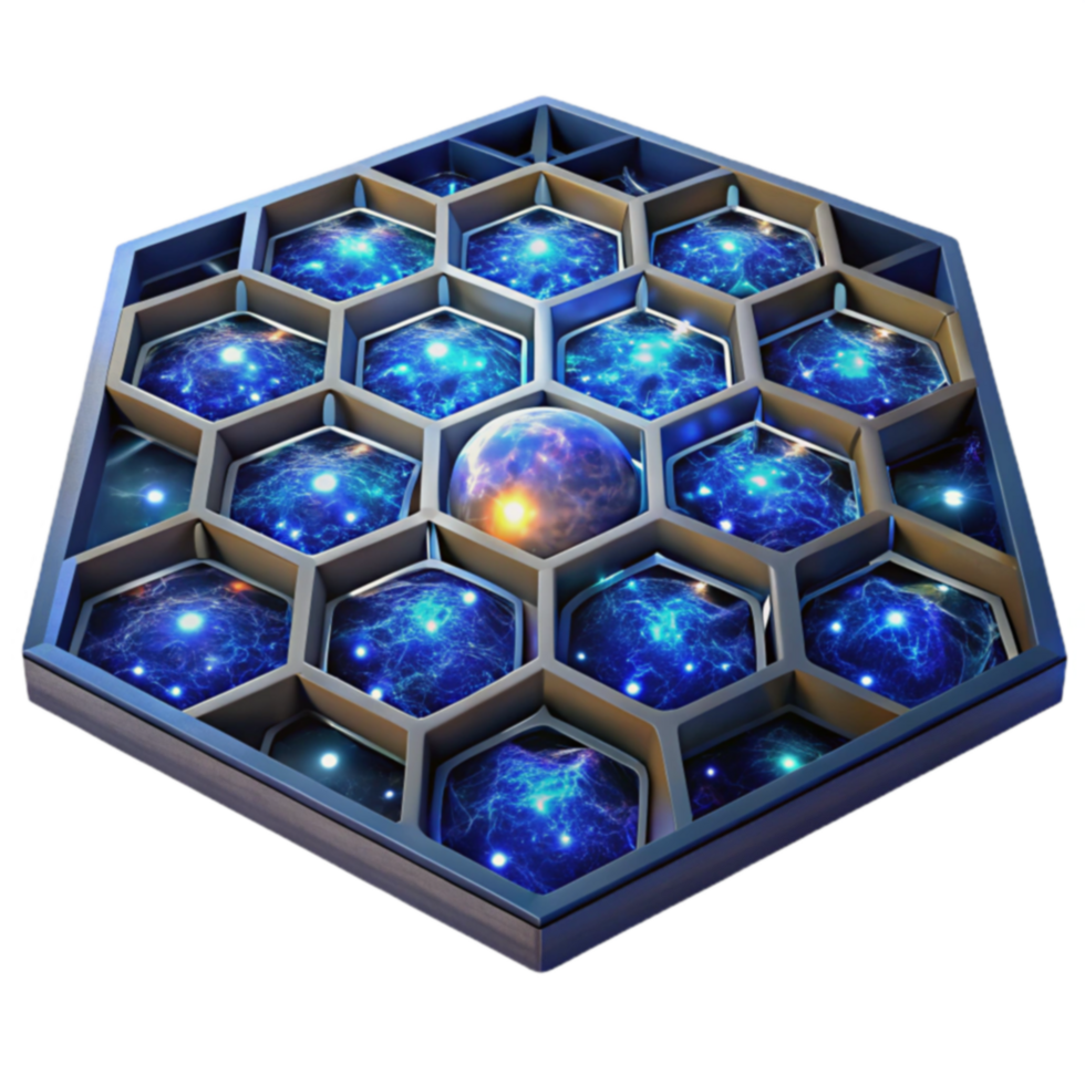 Multiverse Theory A Hexagonal Universe Model png