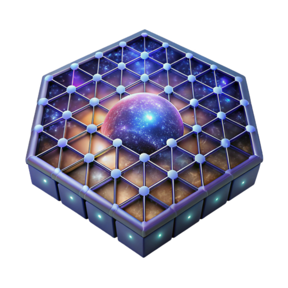 Cosmic Lattice A Hexagonal Universe Model png