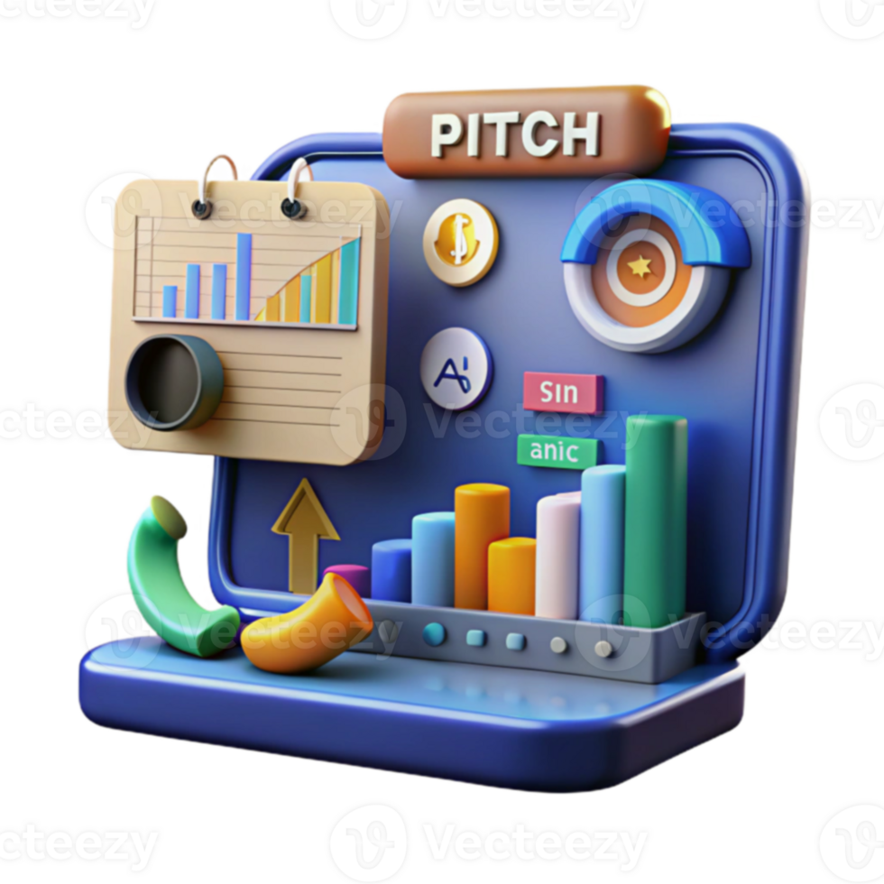Data-Driven Pitch Deck Charts, Graphs Analytics png