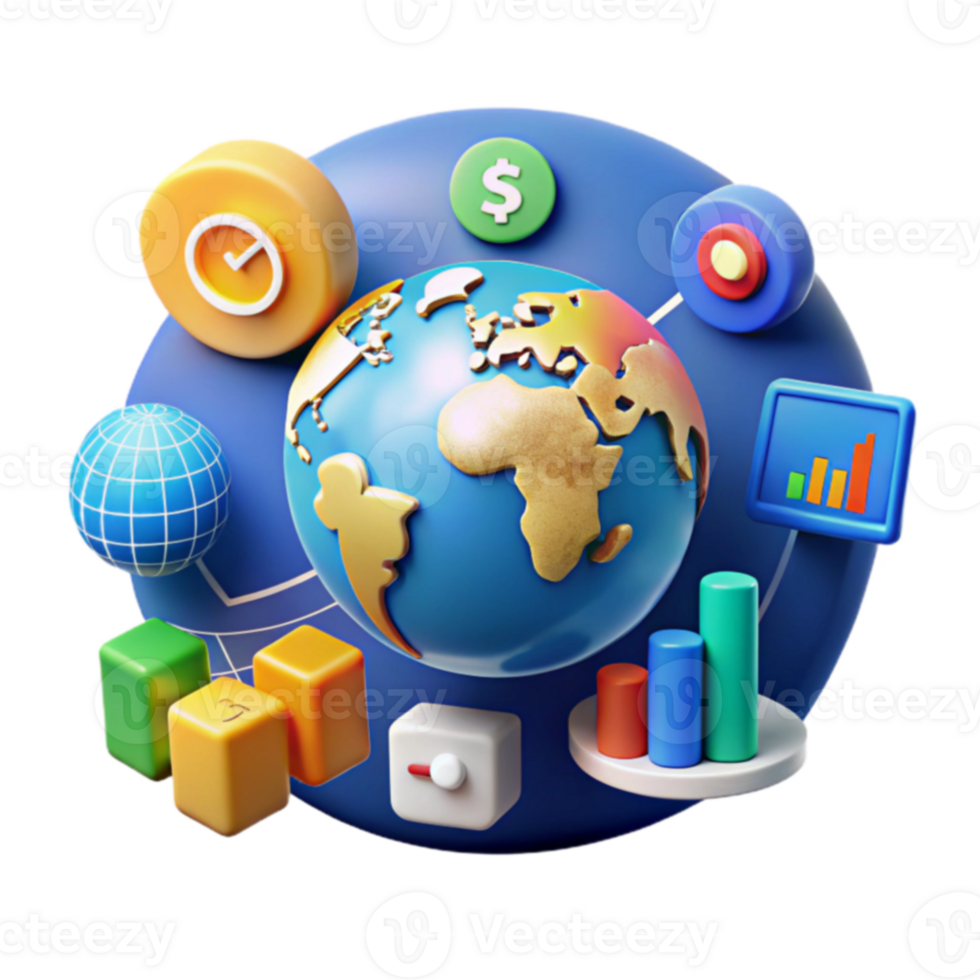Global Business Analytics Time Management, Finance, and Data Visualization png