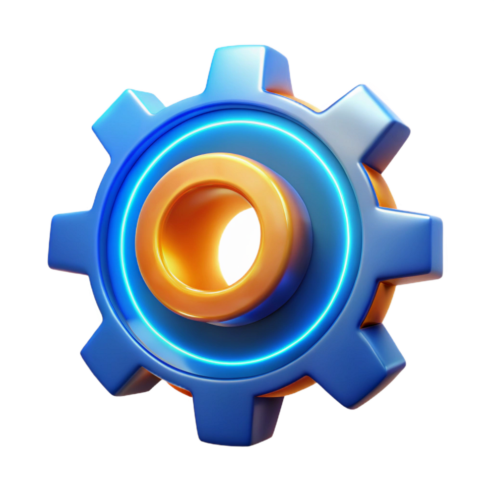 System Optimization Gear Icon, Efficiency, Performance, Settings, Configuration, Mechanism, Process, Technology, Interface, UI png