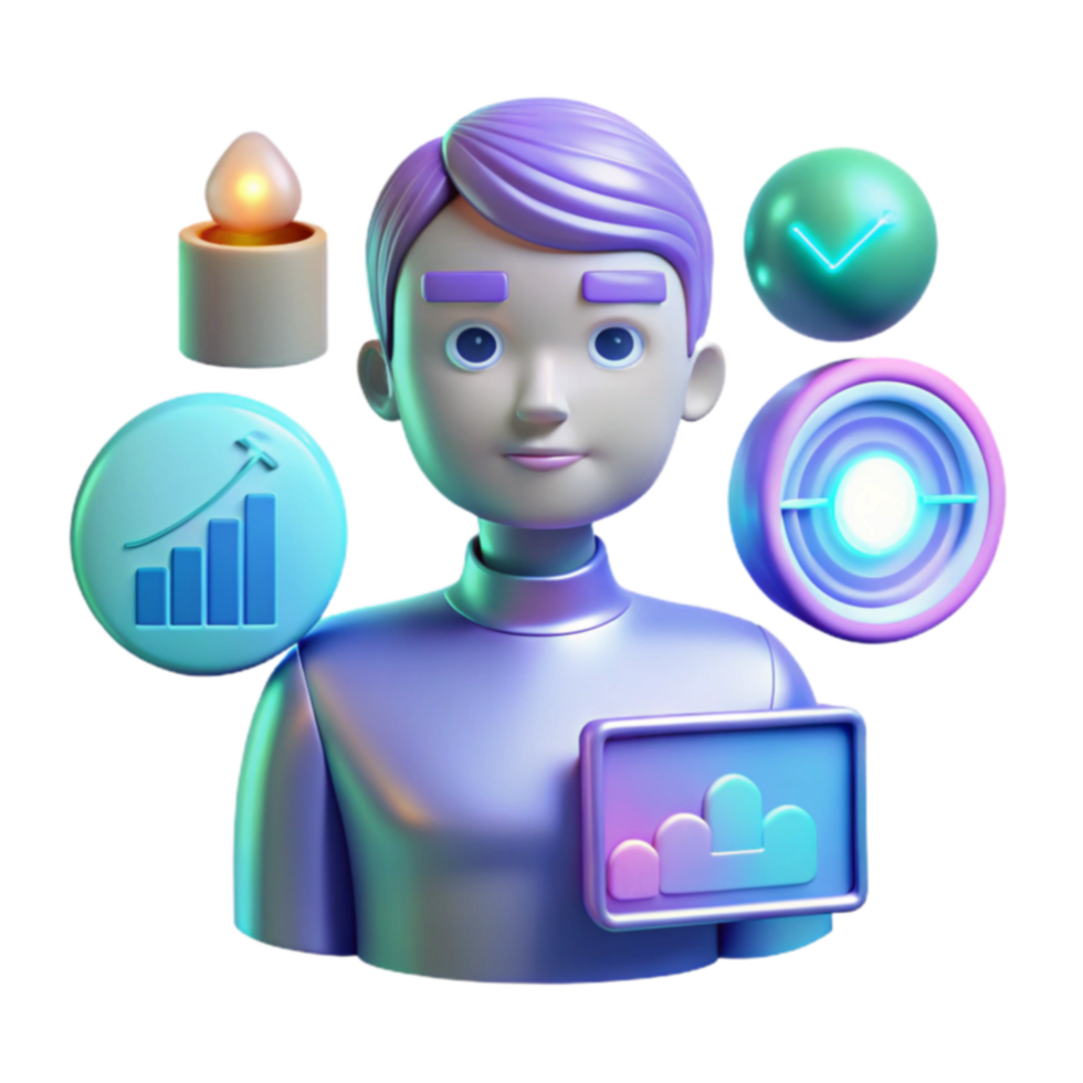 avatar crescimento dados, progresso, e nuvem Informática png